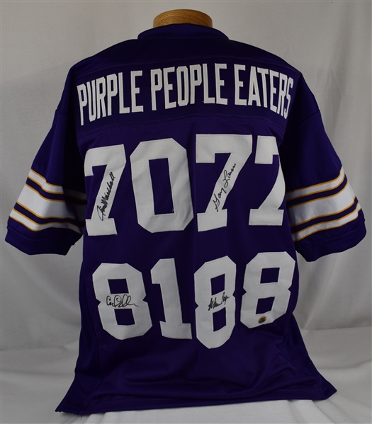 Purple People Eaters Autographed Minnesota Vikings Jersey