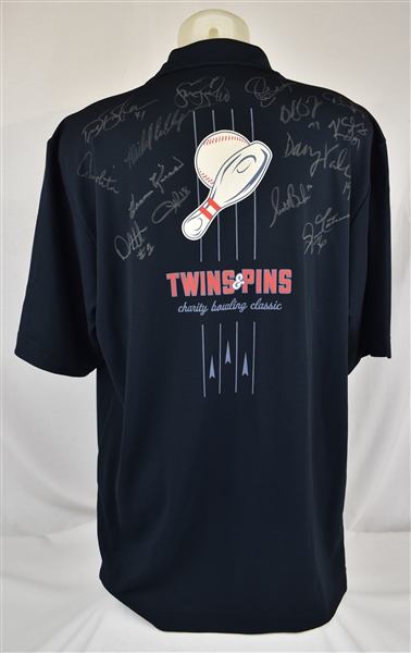 Minnesota Twins Autographed Twins & Pins Shirt