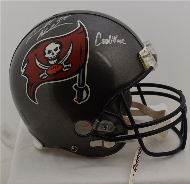 Carnell Cadillac Williams Autographed Full Size Authentic Tampa Bay Buccaneers Helmet