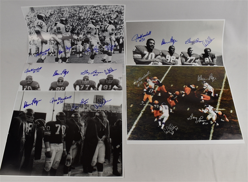 Purple People Eaters Lot of 5 Autographed 16x20 Photos