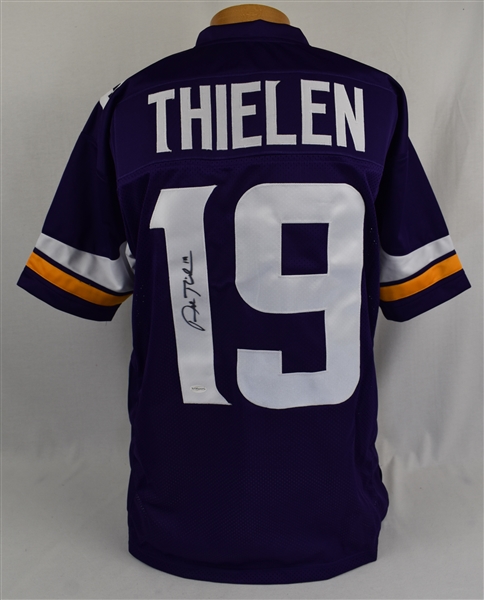 Adam Thielen Autographed Minnesota Vikings Home Purple Jersey