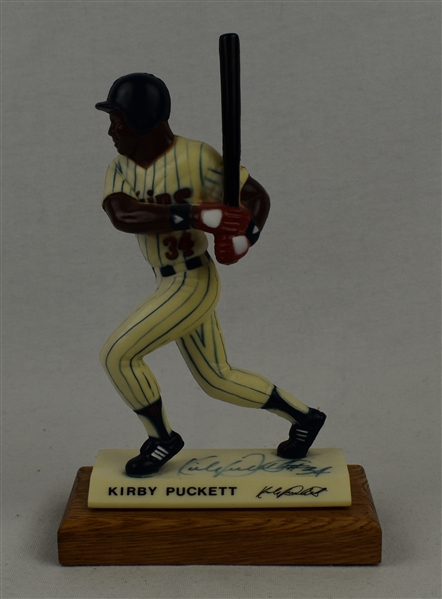 Kirby Puckett Autographed 1988 Baseball Superstar Statue