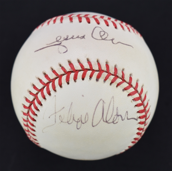 Felipe & Jesus Alou Autographed Baseball