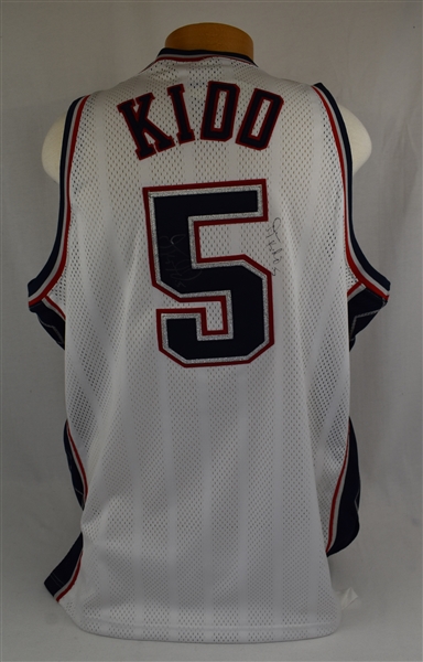 Jason Kidd Autographed New Jersey Nets Jersey