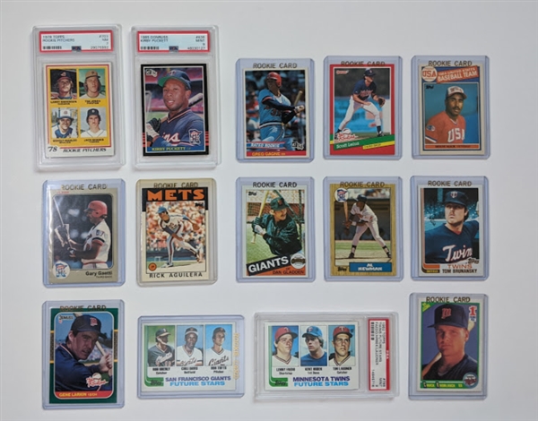 Collection of Minnesota Twins 1991 World Series Champion Rookie Cards w/Kirby Puckett