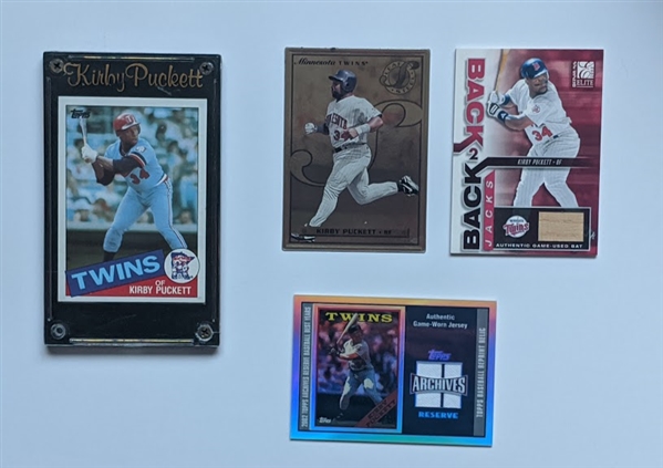 Kirby Puckett 1985 Topps Rookie & Limited Edition Card Collection

