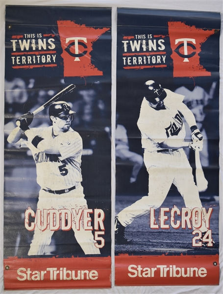 Lot of 3 Minnesota Twins Banners w/Michael Cuddyer