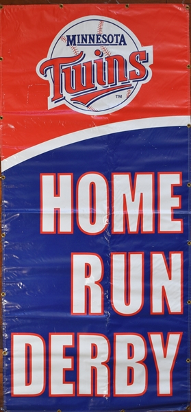 Minnesota Twins 1985 Home Run Derby Banner