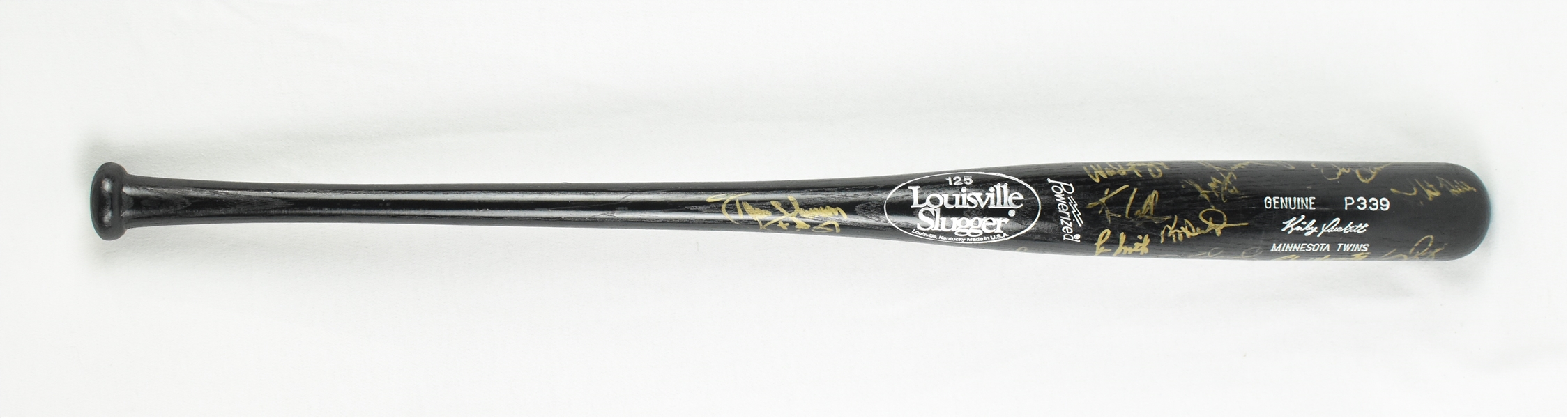 Kirby Puckett Autographed All-Star Team Signed Bat w/Puckett Family Provenance