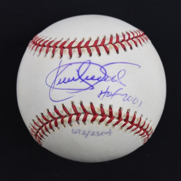 Kirby Puckett Autographed & Inscribed HOF 2001 Limited Edition #672/2,304 Baseball w/Puckett Collection LOA