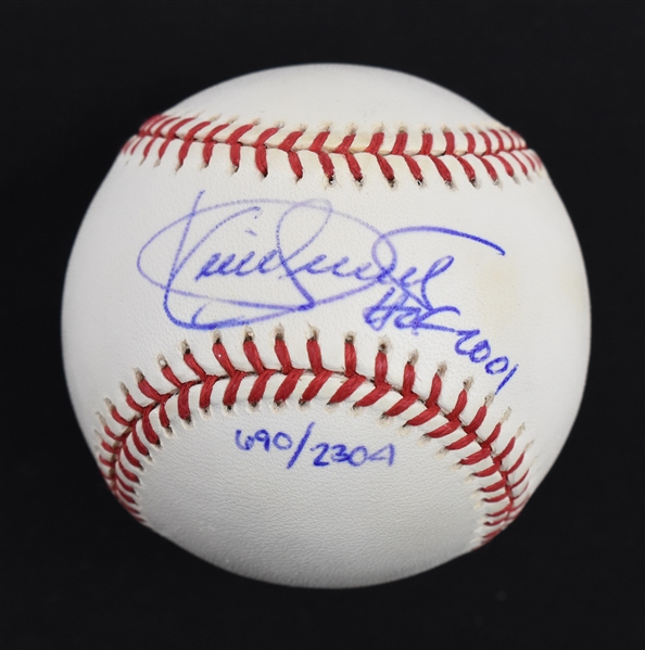 Kirby Puckett Autographed & Inscribed HOF 2001 Limited Edition #690/2,304 Baseball w/Puckett Collection LOA