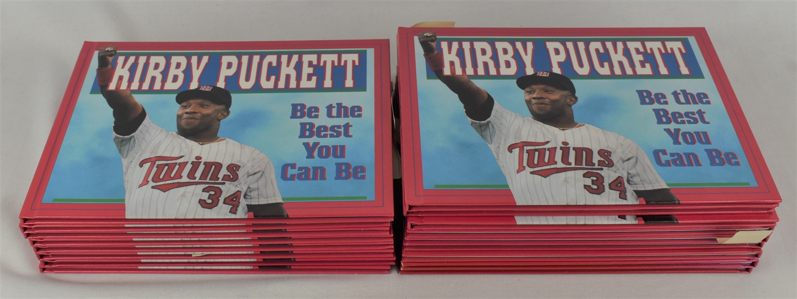 Kirby Puckett "Be The Best You Can Be" Hardcover Books w/Puckett Family Provenance 