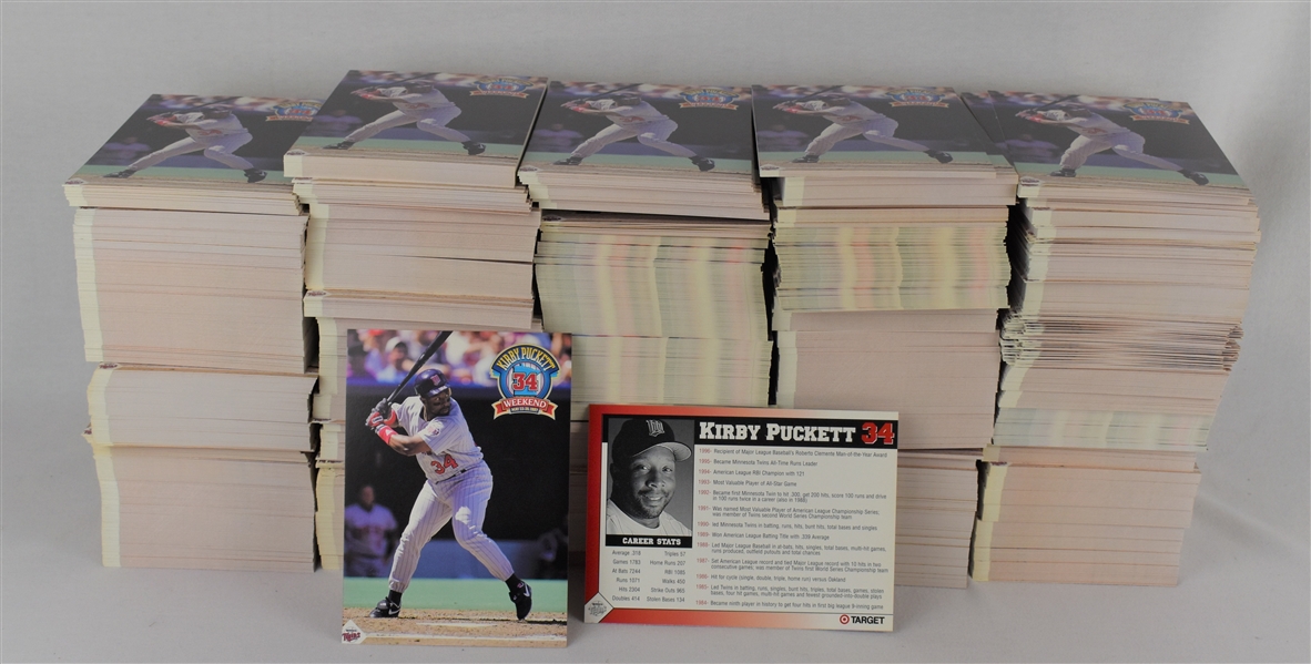Kirby Puckett Weekend 1997 Card Collection w/Puckett Family Provenance 