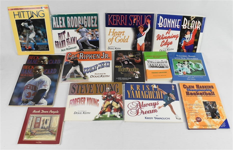 Kirby Puckett Collection of Autographed Books & Magazines w/Puckett Family Provenance 