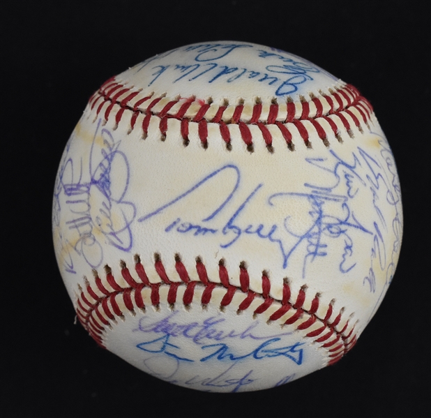 Minnesota Twins 1995 Team Signed Baseball w/31 Signatures