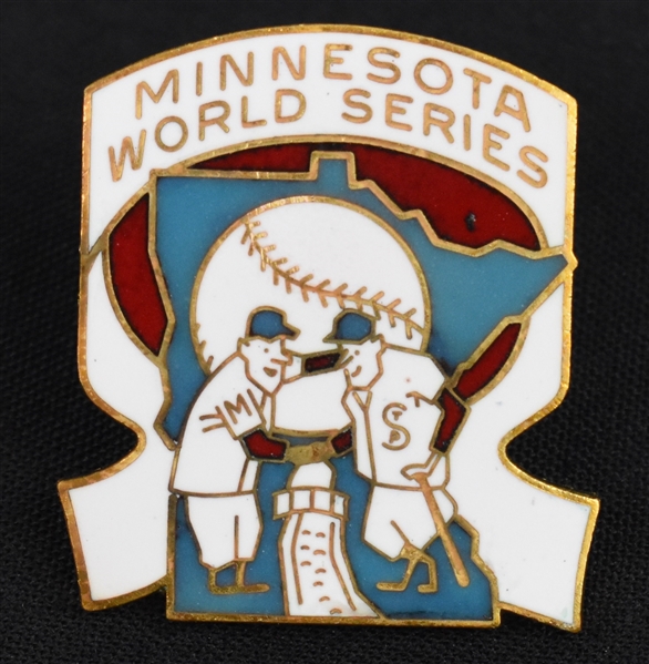 Minnesota Twins 1969 Phantom World Series Press Pin
