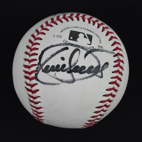 Kirby Puckett Autographed Baseball Black Sharpie