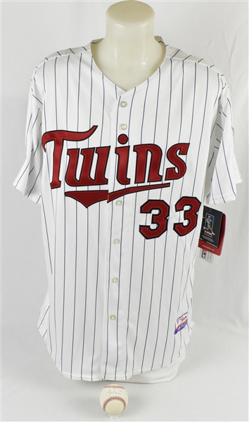 Justin Morneau Autographed Minnesota Twins Jersey & Baseball