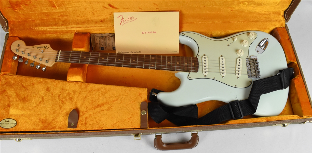 Jerry Hairston Talking Heads Fender Guitar w/Case