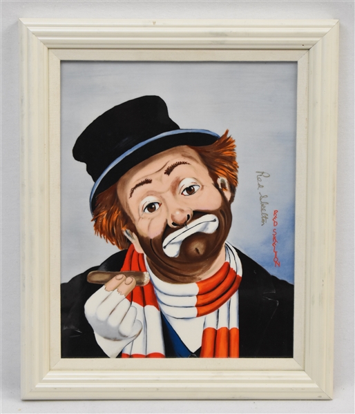 "Red & Freddie Both Turn 80" Red Skelton Autographed Limited Edition Art