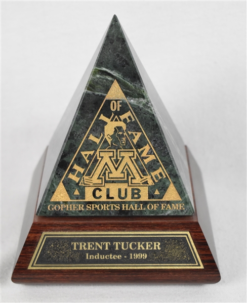 Trent Tucker 1999 Minnesota Gophers Hall of Fame Trophy
