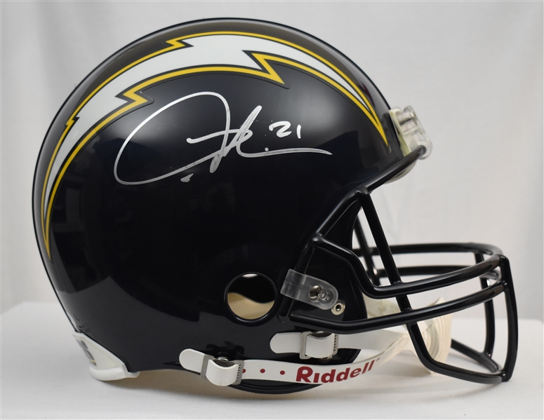 Ladanian Tomlinson San Diego Chargers Autographed Full Size Authentic Helmet