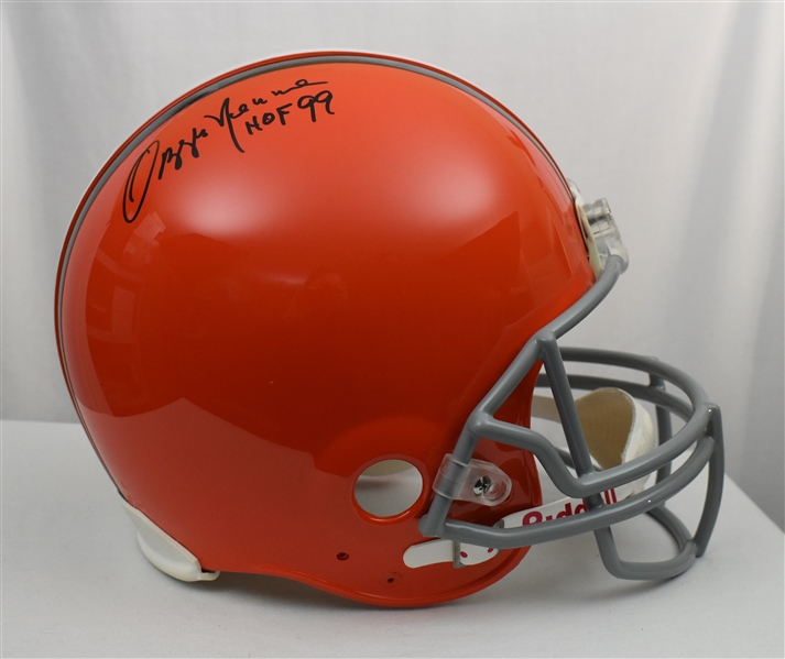 Ozzie Newsome Cleveland Browns Autographed Full Size Authentic Helmet