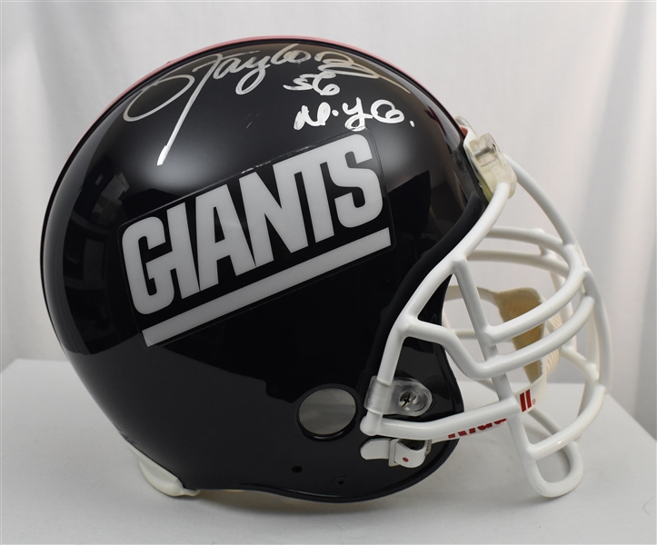 Lawrence Taylor New York Giants Autographed Full Size Authentic Helmet