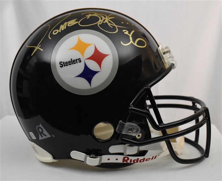 Jerome Bettis Pittsburgh Steelers Autographed Full Size Authentic Helmet