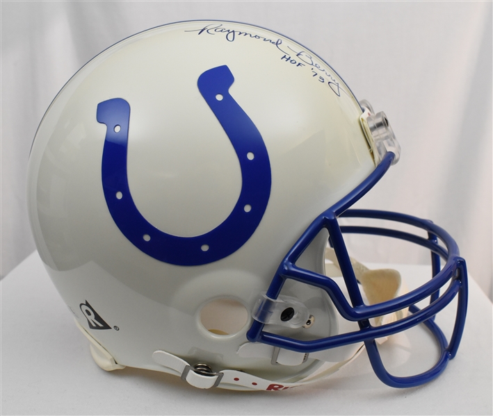 Raymond Berry Baltimore Colts Autographed Full Size Authentic Helmet
