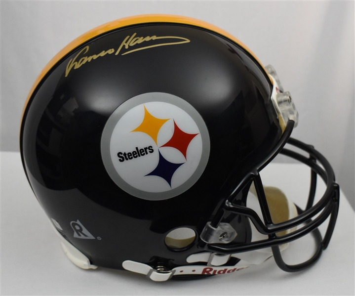 Franco Harris Pittsburgh Steelers Autographed Full Size Authentic Helmet
