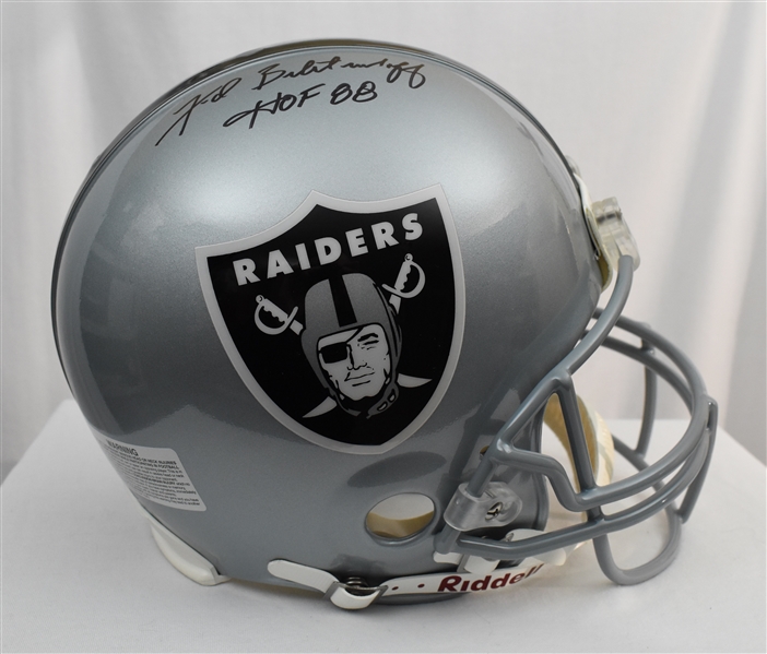 Fred Biletnikoff Oakland Raiders Autographed Full Size Authentic Helmet