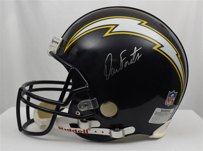 Dan Fouts San Diego Chargers Autographed Full Size Authentic Helmet