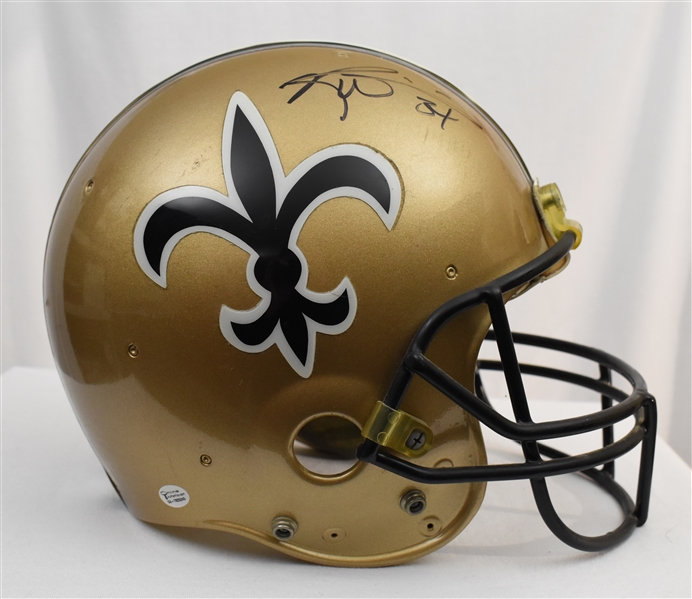Rickey Williams New Orleans Saints Autographed Full Size Authentic Helmet