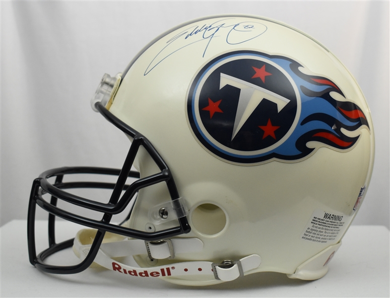 Eddie George Tennessee Titans Autographed Full Size Authentic Helmet
