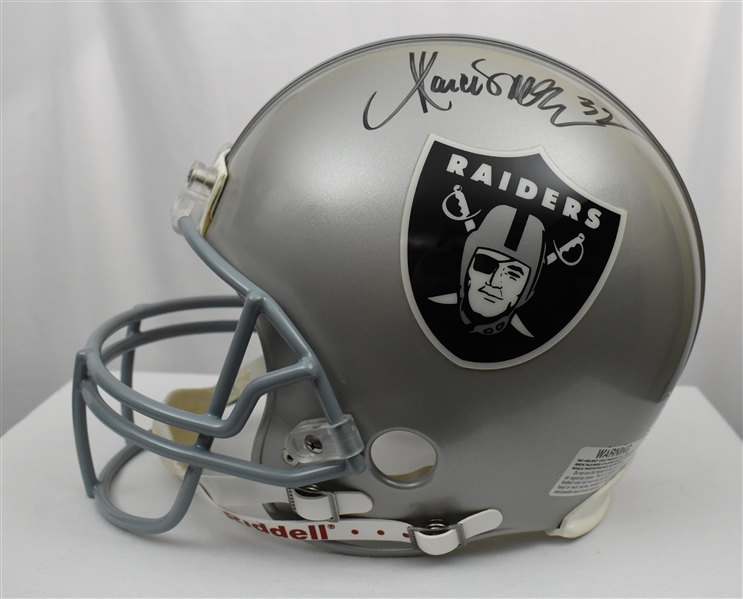Marcus Allen Oakland Raiders Autographed Full Size Authentic Helmet