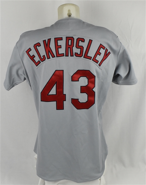 Dennis Eckersley 1997 St. Louis Cardinals Game Used Jersey w/Dave Miedema LOA