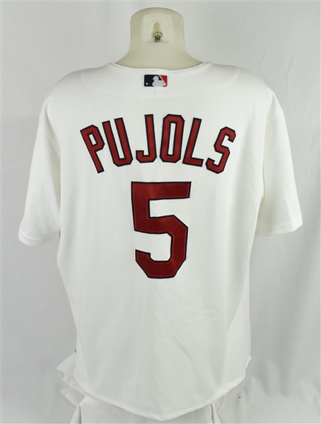 Albert Pujols 2006 St. Louis Cardinals Game Used Jersey w/Dave Miedema LOA