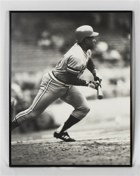 Kirby Puckett Rookie Road Framed Action Photo w/Puckett Family Provenance