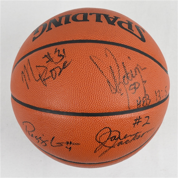 San Antonio Spurs Autographed Basketball w/David Robinson