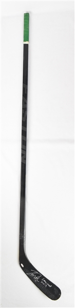 Zach Parise Game Used & Autographed Minnesota Wild Hockey Stick