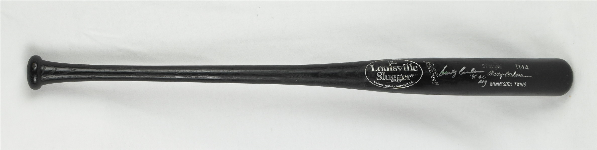 Marty Cordova Minnesota Twins Game Used Bat