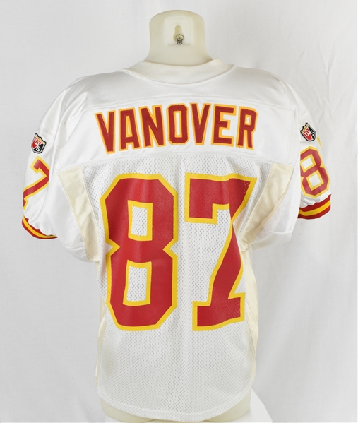 Tamarick Vanover 1995 Kansas City Chiefs Game Used Jersey
