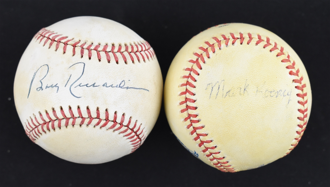 Mark Koening & Bobby Richardson Autographed Baseball