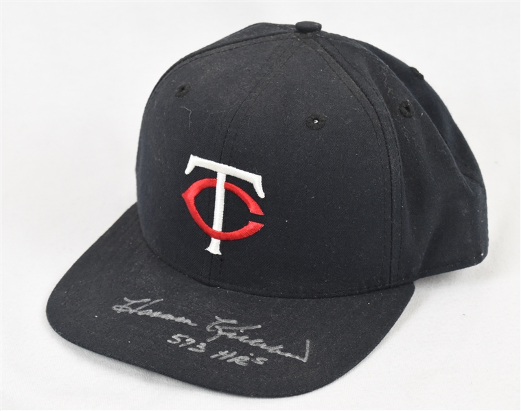 Harmon Killebrew Autographed & Inscribed Minnesota Twins Hat