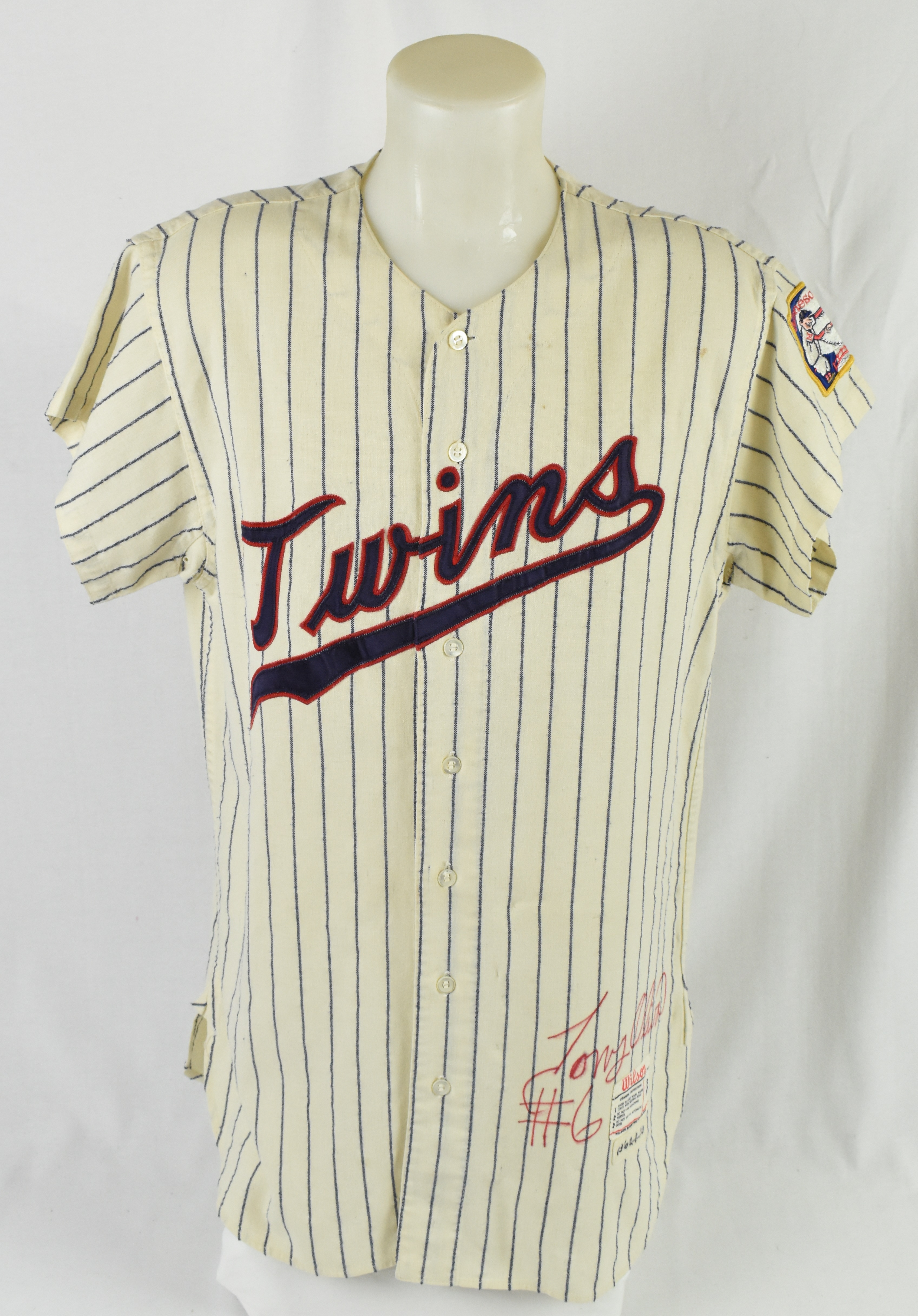 Lot Detail - Tony Oliva 1964 Minnesota Twins Game Used Rookie of the Year  Flannel Jersey *Photomatched by Sports Investors Authentication*