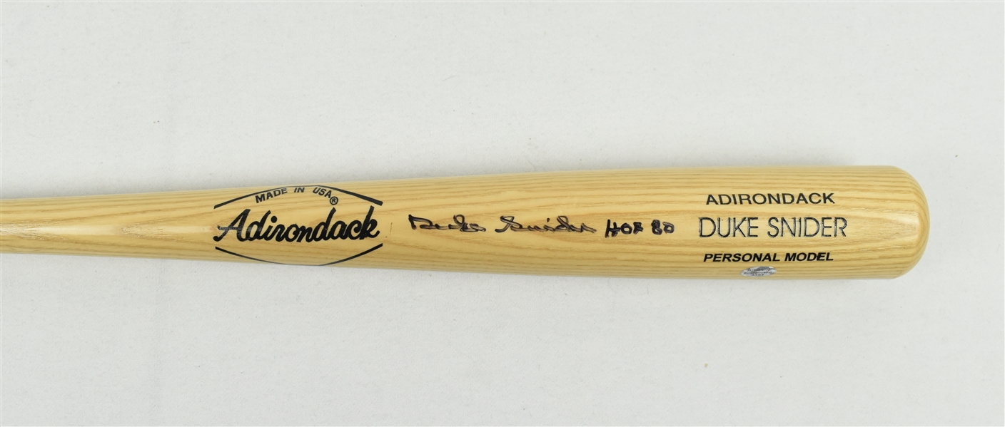 Duke Snider & Joe Sewell Lot of 2 Autographed Bats