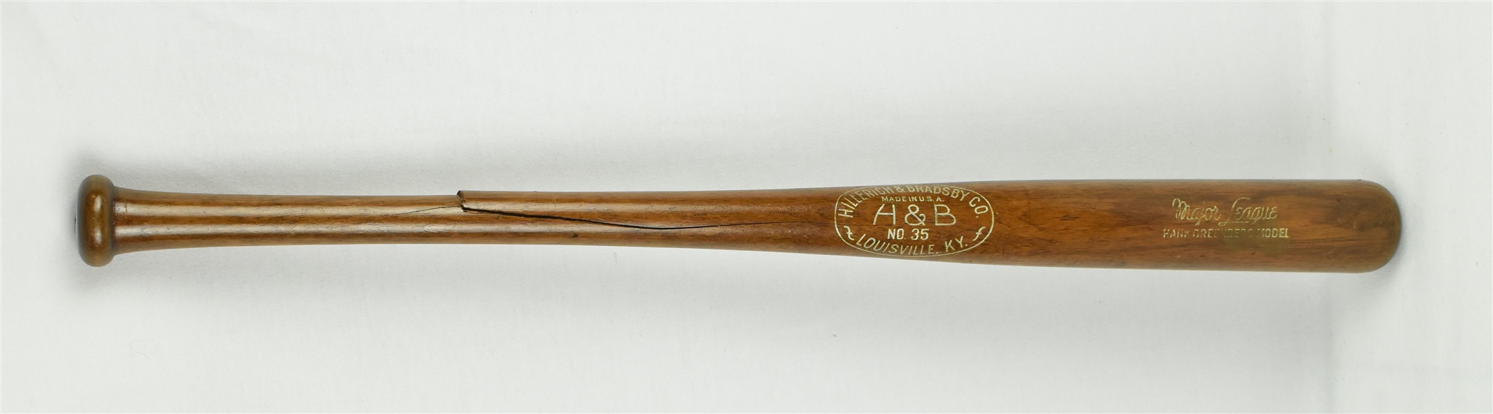 Hank Greenberg Louisville Slugger Baseball Bat