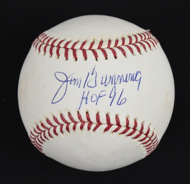 Jim Bunning Autographed Baseball