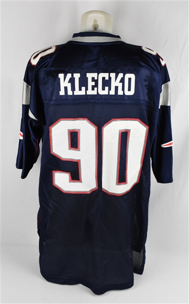 Dan Klecko Autographed New England Patriots Jersey